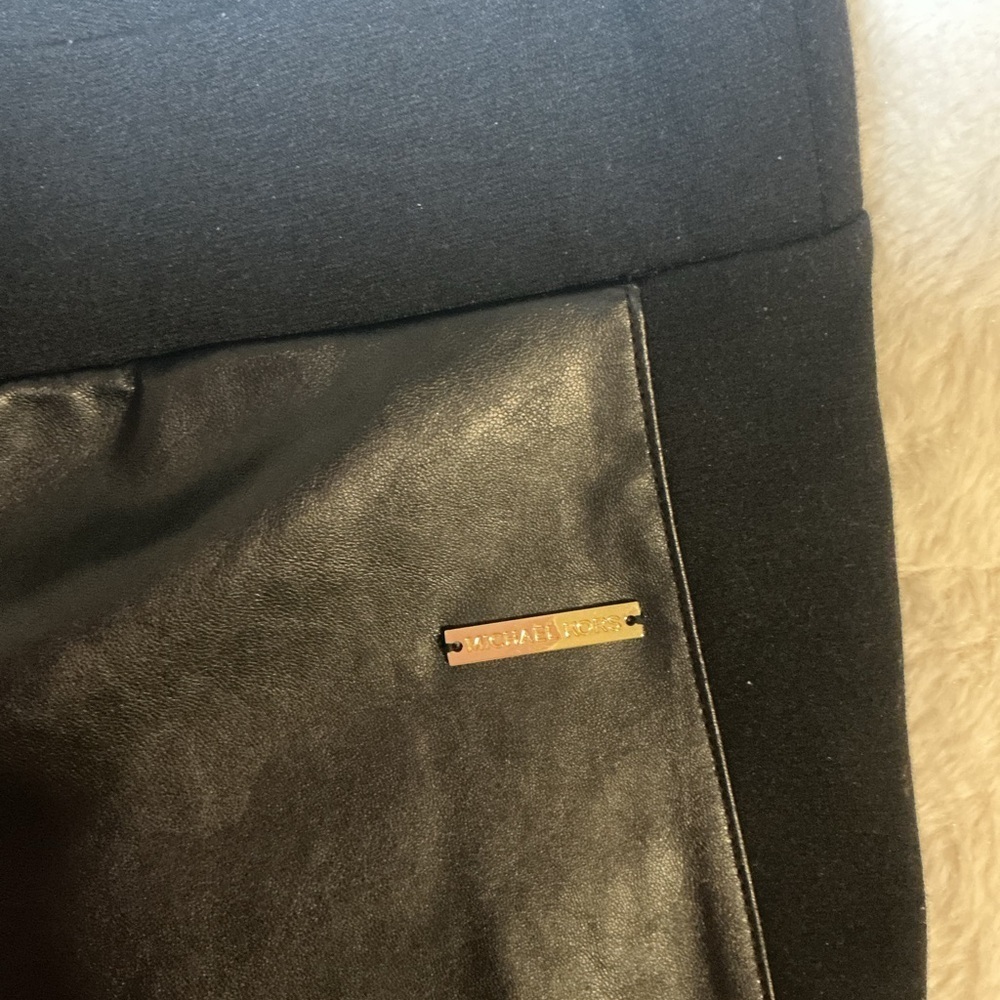 Black Faux Leather Leggings - Picture 6 of 8